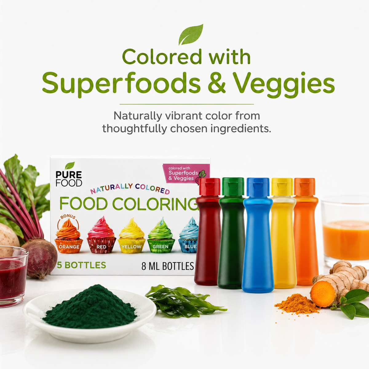 Naturally Colored Food Dye