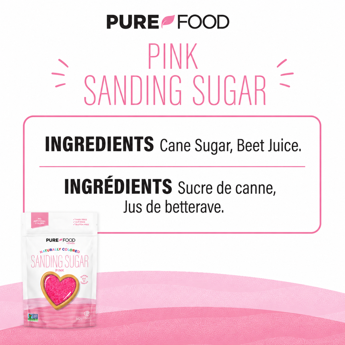 Pink Sanding Sugar
