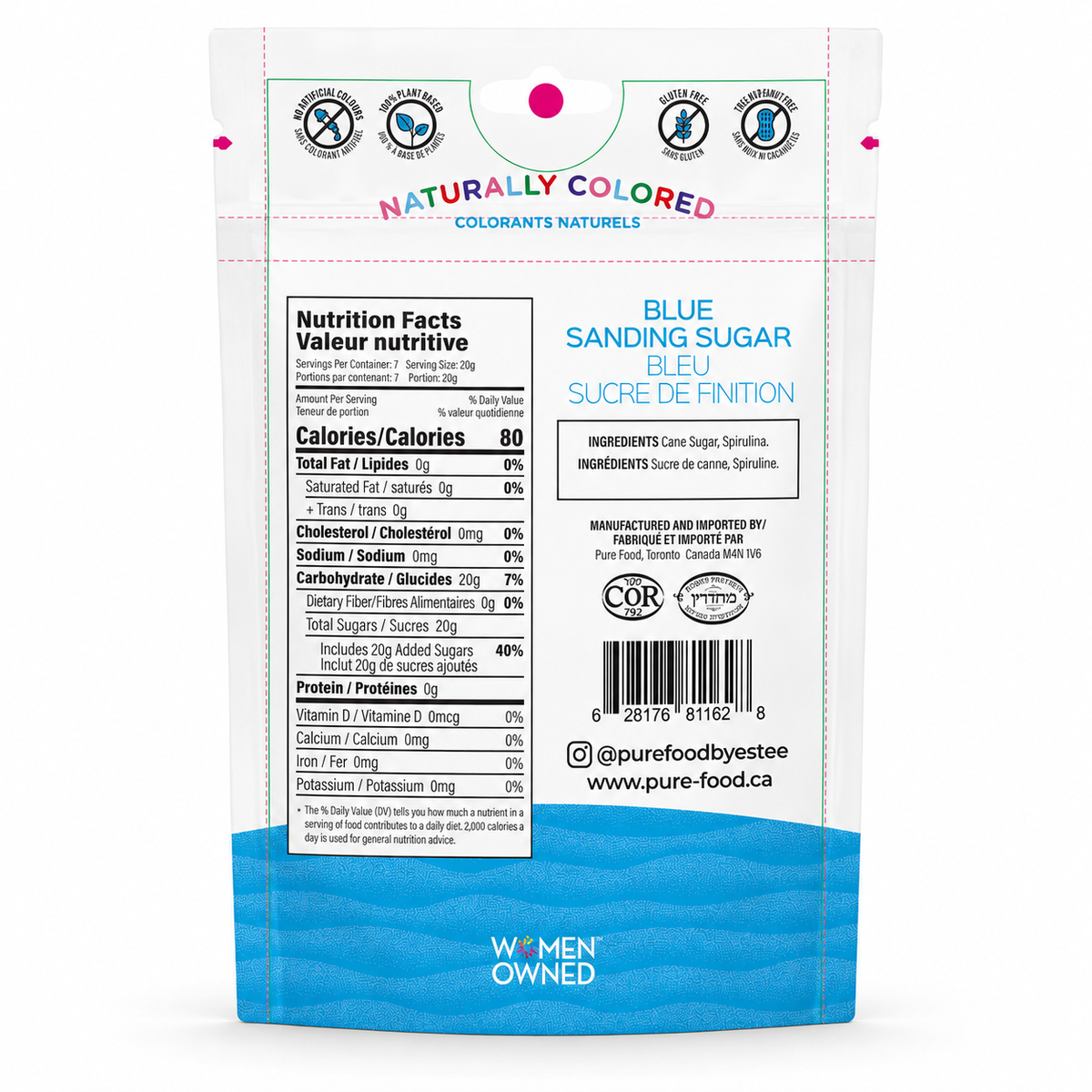 Blue Sanding Sugar