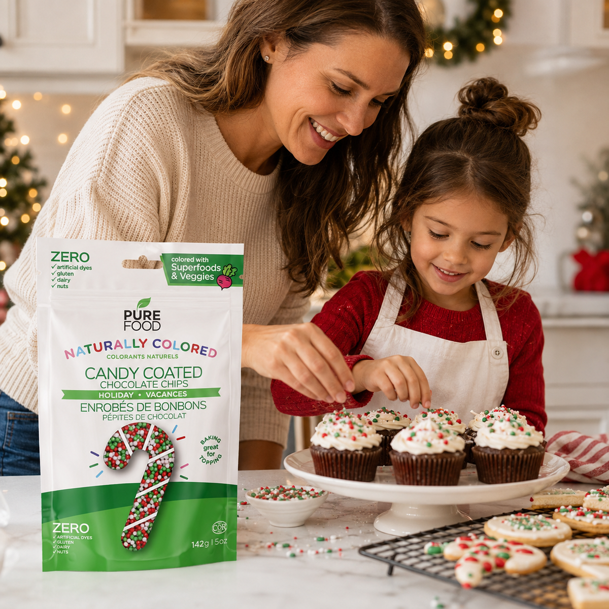 Holiday Candy Coated Mini Chocolate Chips