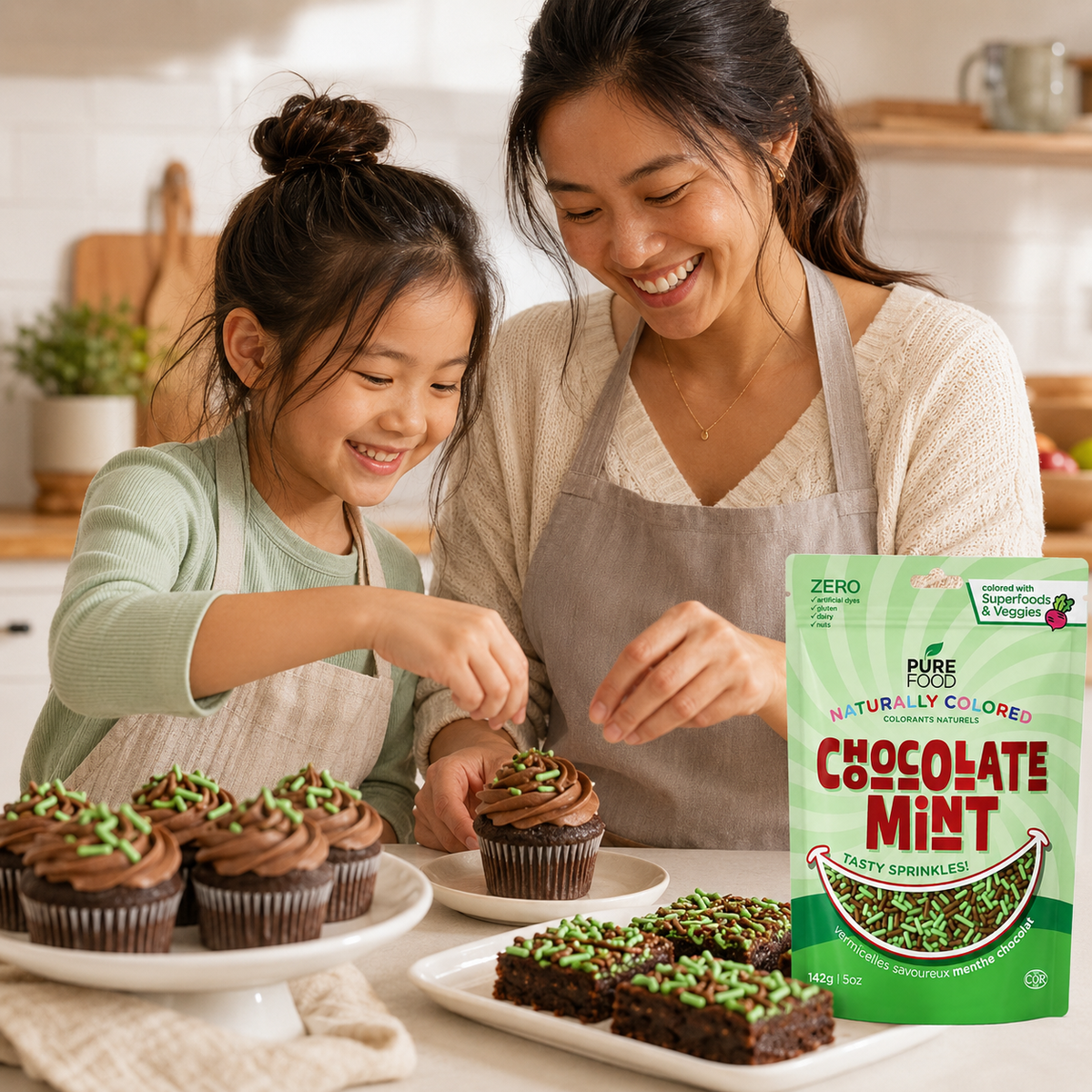 Chocolate Mint Jimmies