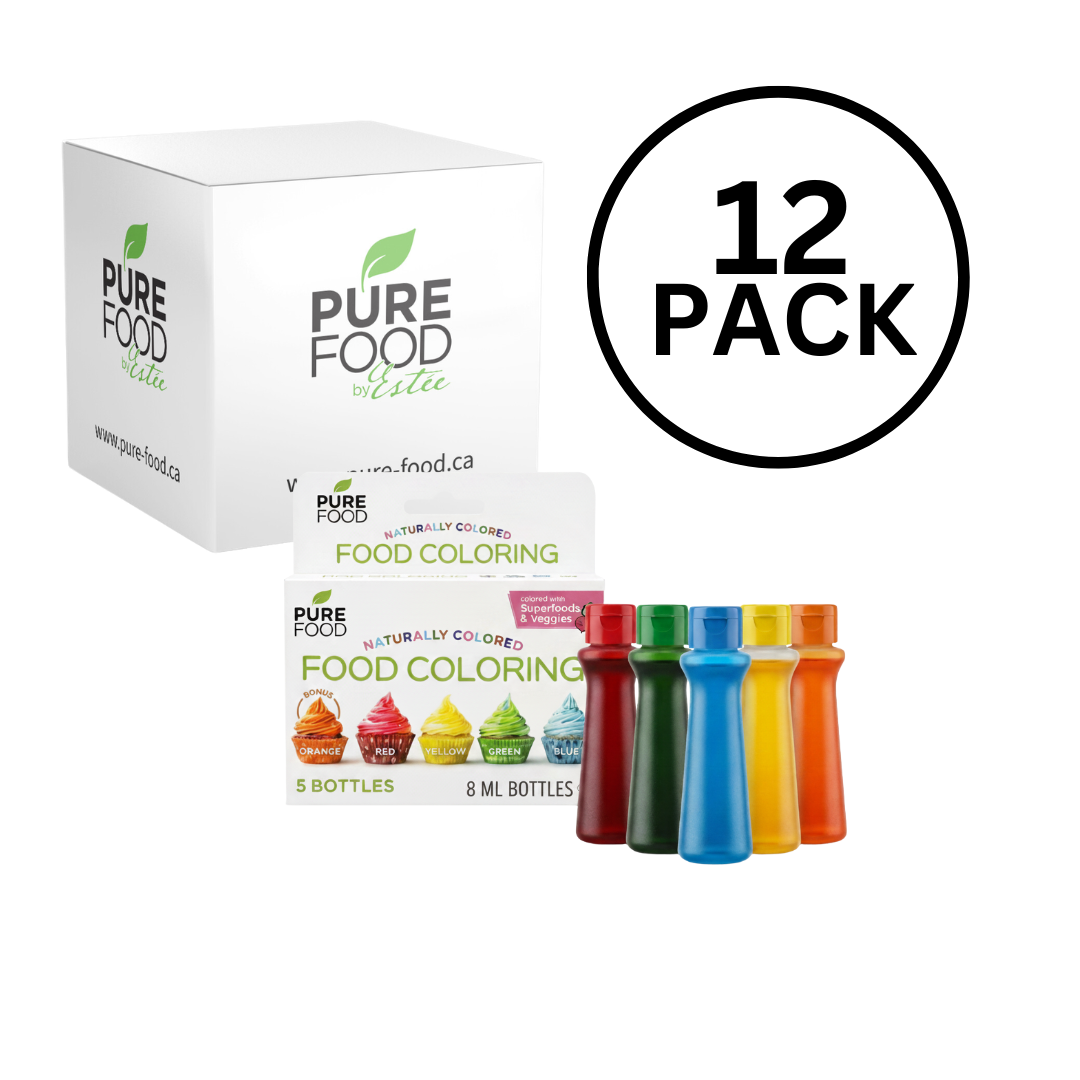 Naturally Colored Food Dye 12 Pack (12x 5 Bottles)