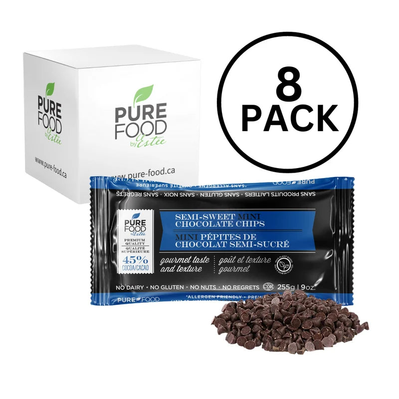 Semi-Sweet Mini Chocolate Chips 8x 9 OZ Pack