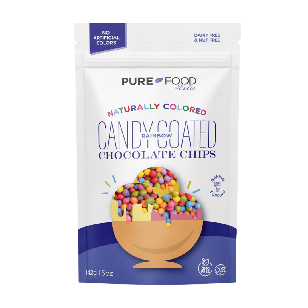 Rainbow Candy Coated Mini Chocolate Chips - 5 OZ - Single Bag