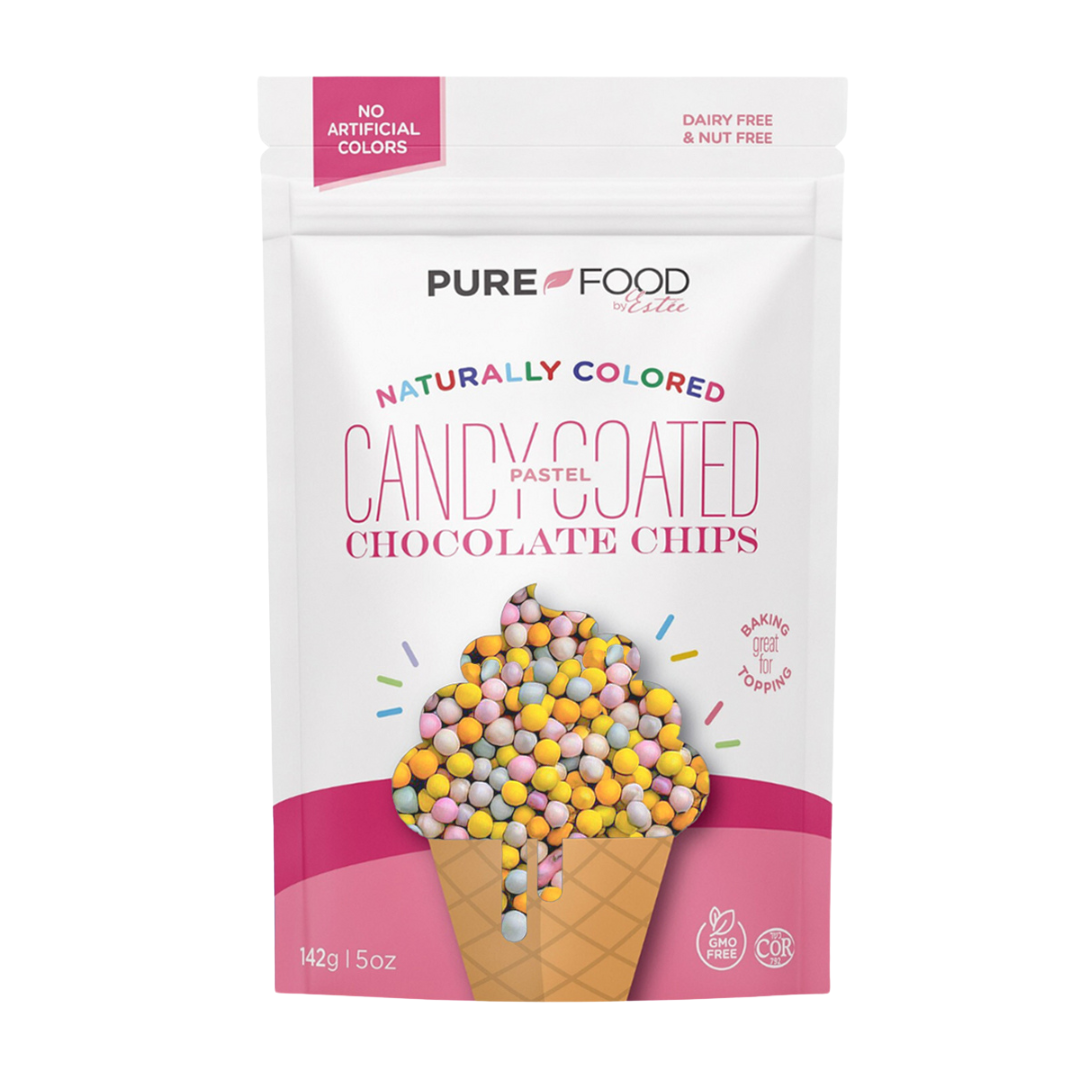 Pastel Candy Coated Mini Chocolate Chips - 5 OZ - Single Bag
