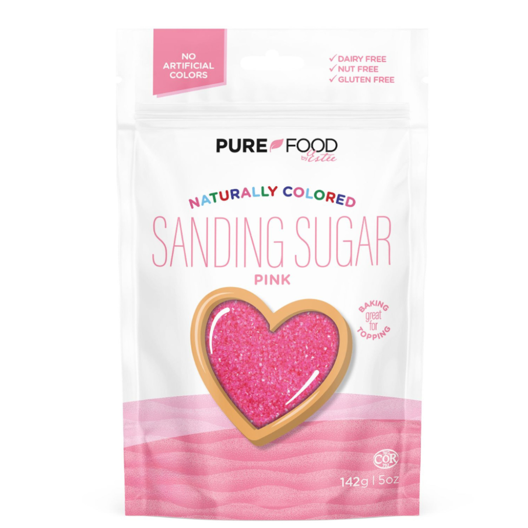 Pink Sanding Sugar - 5 OZ - Single Bag