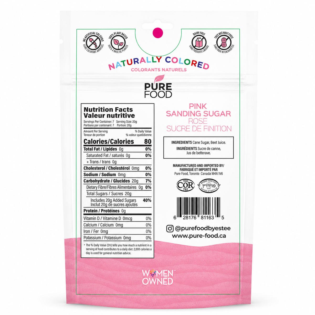 Pink Sanding Sugar