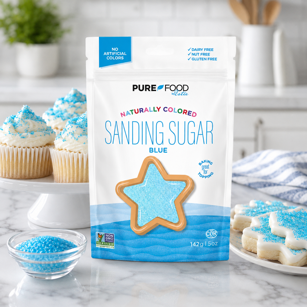 Blue Sanding Sugar