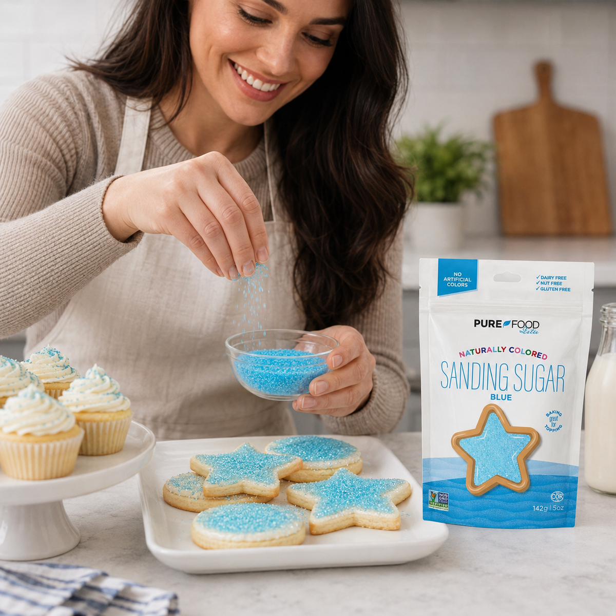 Blue Sanding Sugar