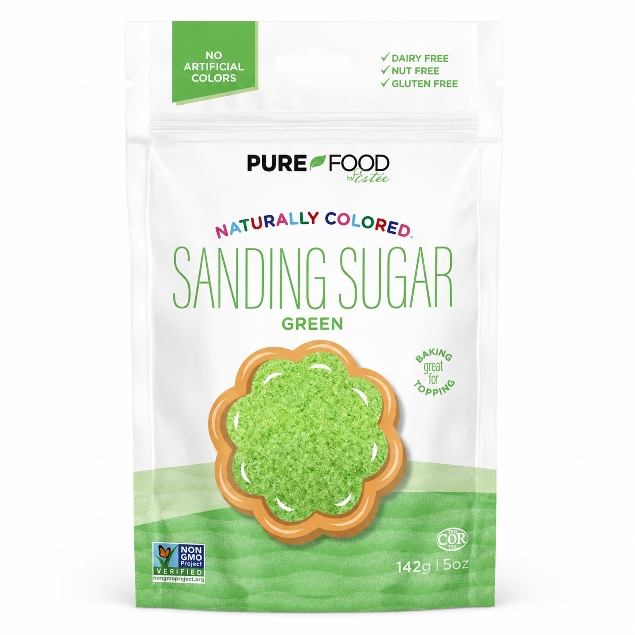 Green Sanding Sugar