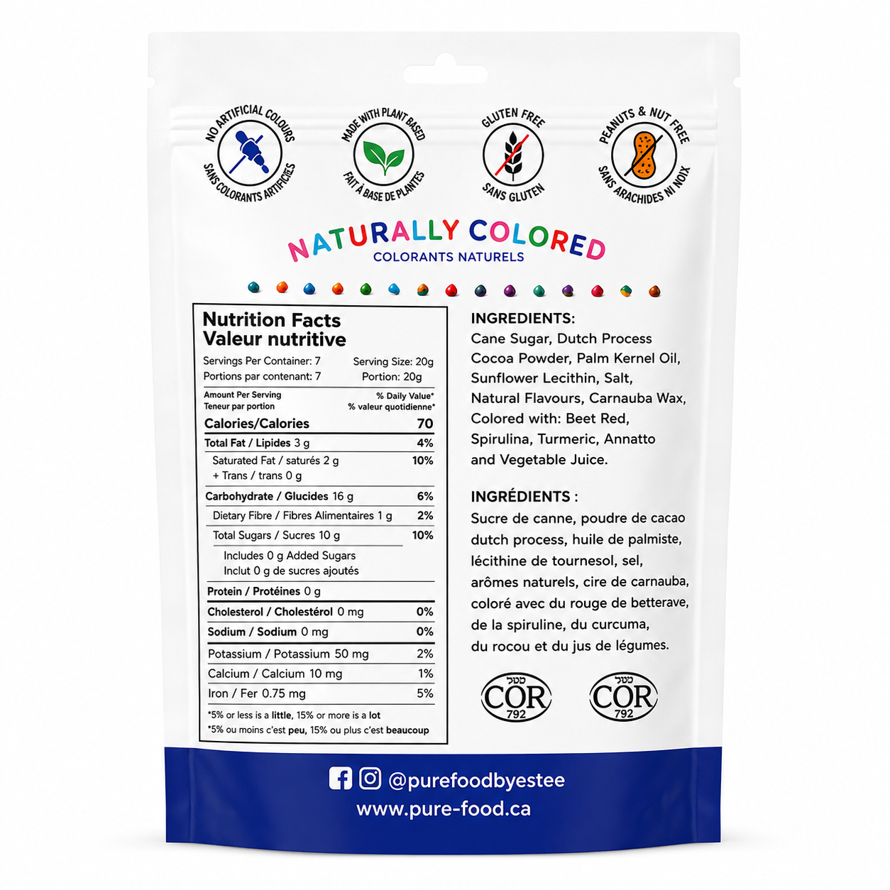 Rainbow Candy Coated Mini Chocolate Chips