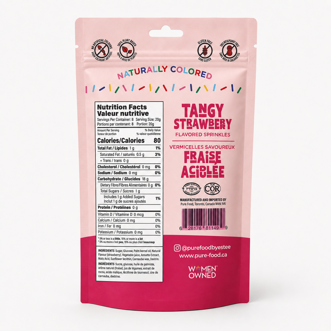 Strawberry Sprinkles - 12 Pack Case (12X5 OZ)