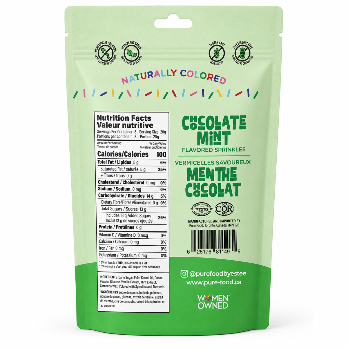 Chocolate Mint Jimmies