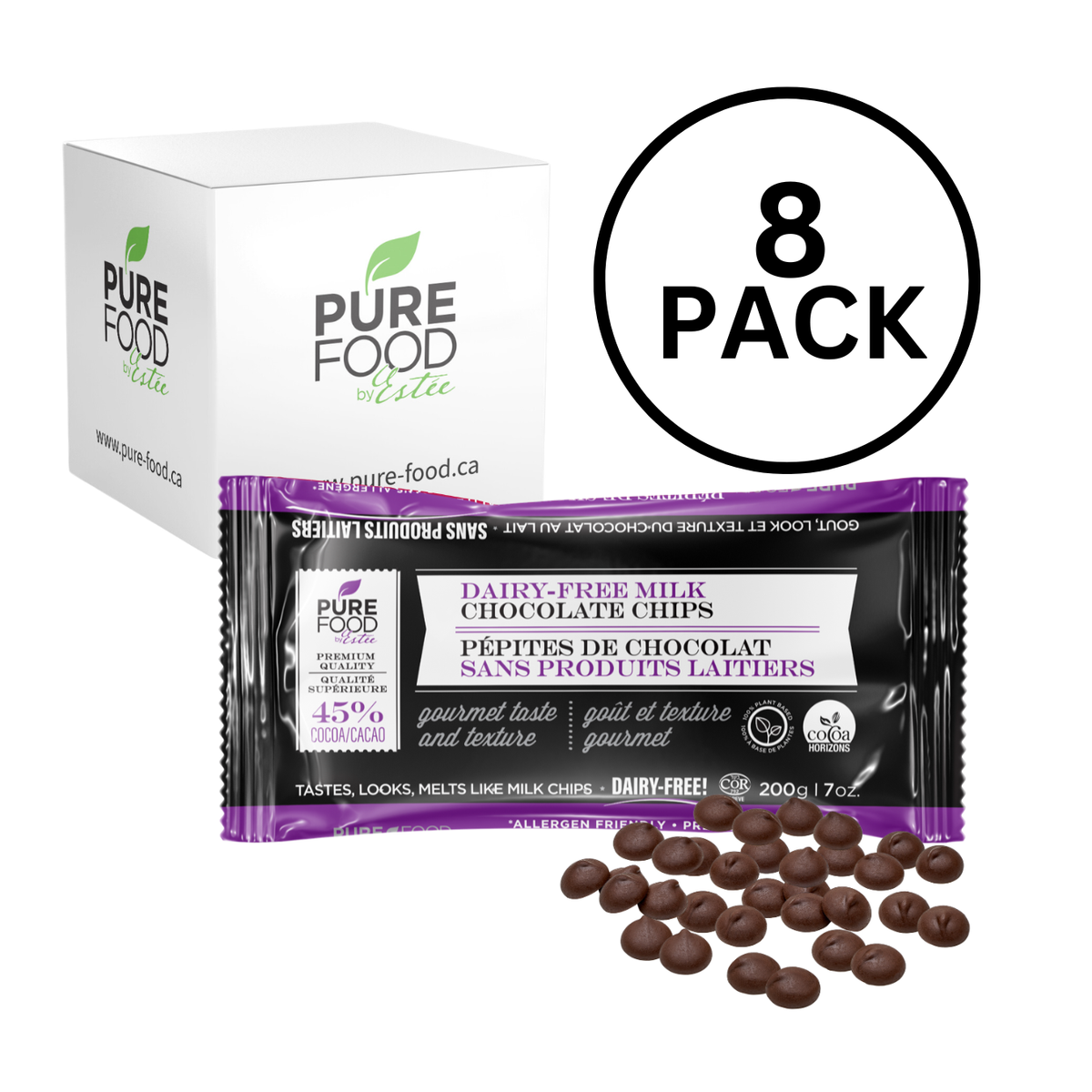 Rice Milk Chocolate Chips 8 Pack (8x7 OZ)