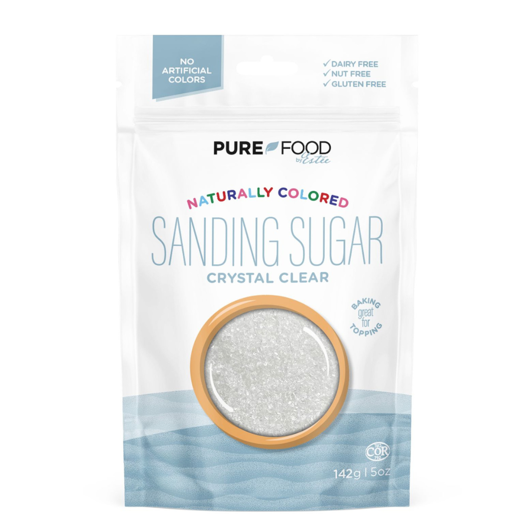 Clear Sanding Sugar - 5 OZ - Single Bag